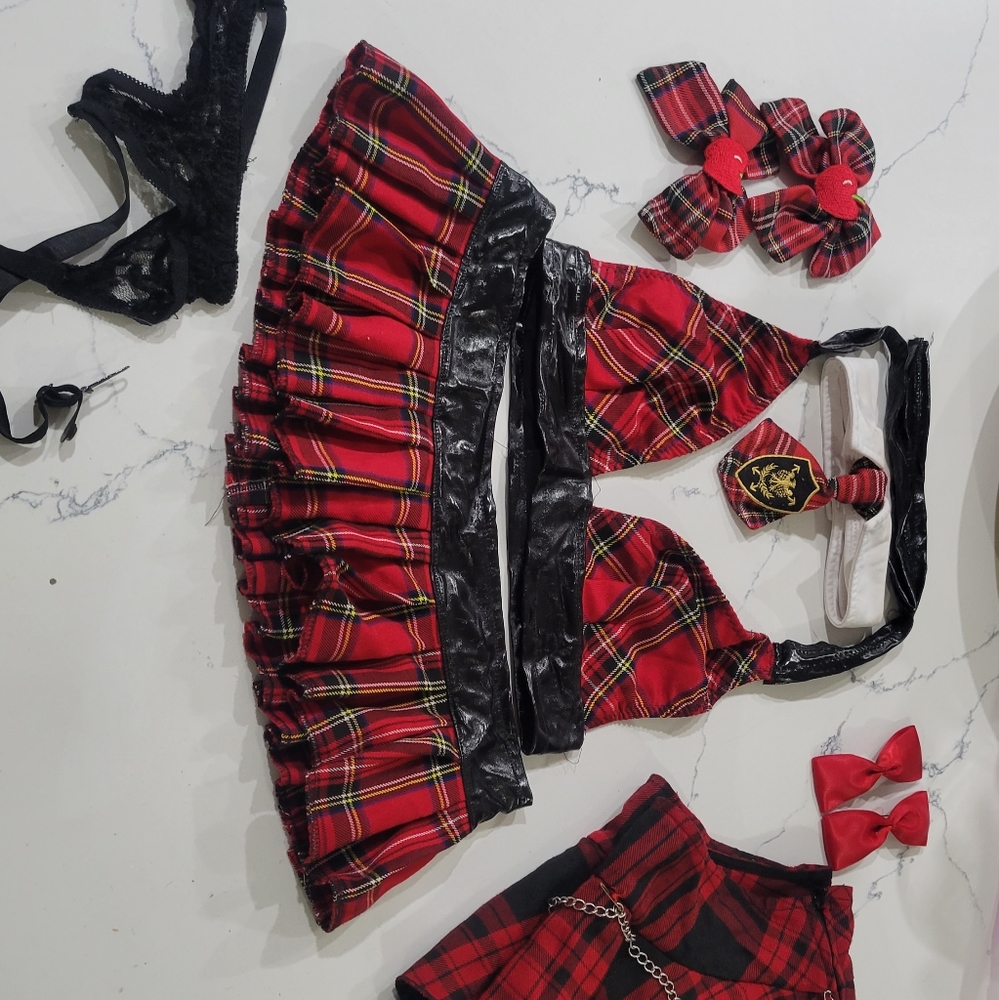 Naughty School girl